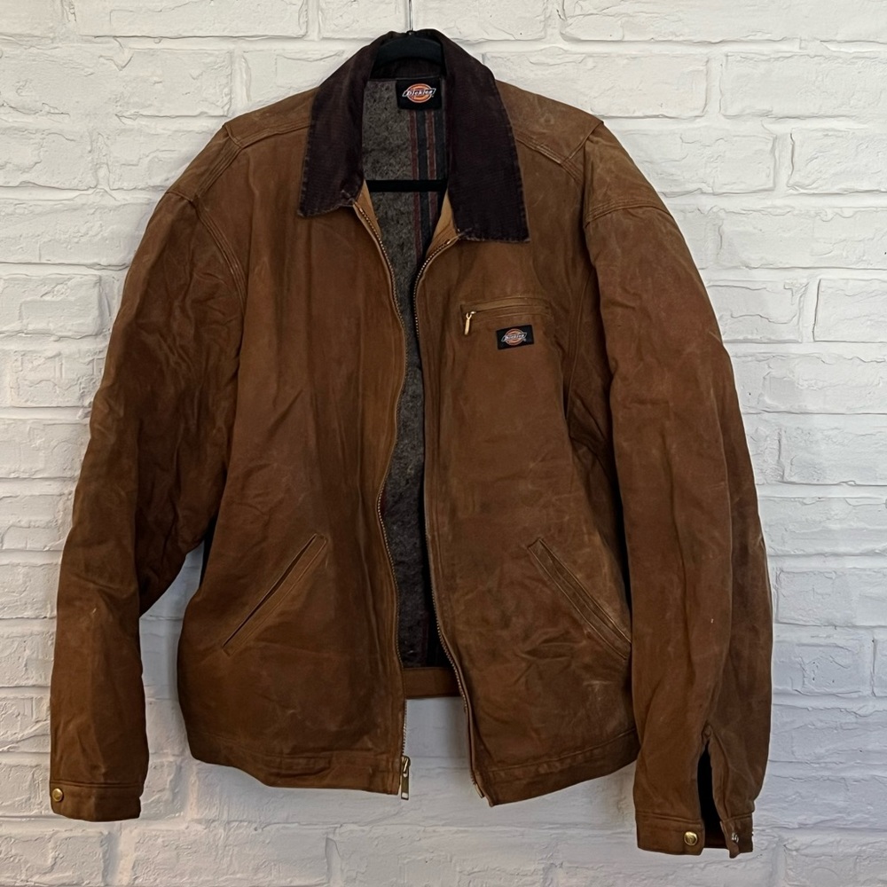 Mens Dickies Waxed Eisenhower Jacket. Size XL